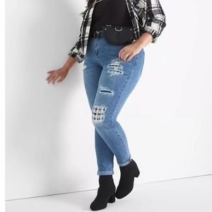 Lane Bryant Distressed Jeans, Size 22P